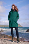 Weird Fish Kenzie Waterproof Coat in Deep Teal