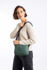 Weird Fish Dion Cross Body Bag in Army Green