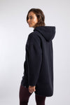 Weird Fish Laura Polar Popover Hoodie in Navy