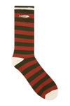 Weird Fish Fernvale Striped Boot Socks 3 Pack in Eggnog