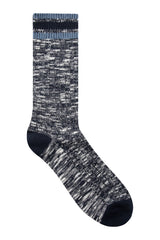 Weird Fish Fernvale Striped Boot Socks 3 Pack in Navy