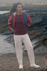 Weird Fish Beryl Barrel Jeans in Cream