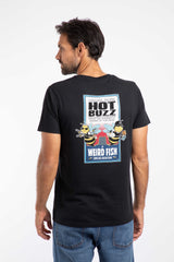 Weird Fish Hot Buzz Back Print Artist T-Shirt in Black