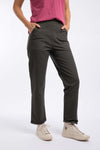 Weird Fish Malorri Chino Trousers in Anthracite