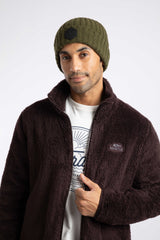 Weird Fish Monreith Beanie Hat in Winter Green