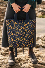 Weird Fish Ekora Printed Backpack in Rustic Yellow