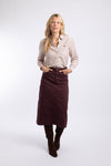 Weird Fish Eira Striped Oxford Shirt in Port