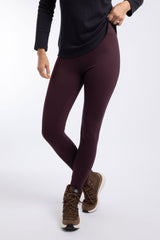 Weird Fish Lilliane High Waisted Leggings in Mulled Wine