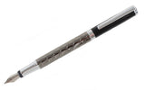 Grey & Black Wave Fountain Pen by Dalaco