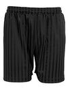Blue Max Banner Shadow Stripe Shorts 3BS - Black