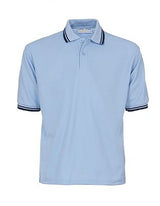 Blue Max Banner Tipped Penthouse Polo 3PT - Sky/Navy