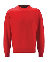Blue Max Banner Select Drop Shoulder Sweatshirt 3SD - Red