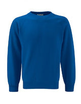 Blue Max Banner Select Raglan Crew Neck Sweatshirt 3SR - Dark Royal
