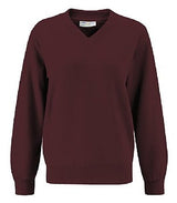 Blue Max Banner Select V-Neck Sweatshirt 3SV - Claret