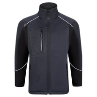 Navy Body - Black Sides - Grey Print