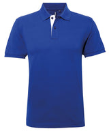 Asquith & Fox Men's classic fit contrast polo AQ012
