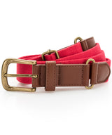 Asquith & Fox Faux leather and canvas belt AQ902