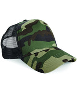 Beechfield Camo snapback trucker BC694