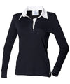 Front Row Women's long sleeve plain rugby shirt FR101
