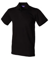 Henbury Stretch piqué polo shirt HB305