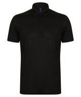 Henbury Stretch polo shirt with wicking finish (slim fit) HB460
