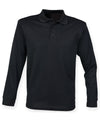 Henbury Long sleeve Coolplus polo shirt HB478