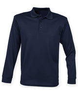 Henbury Long sleeve Coolplus polo shirt HB478