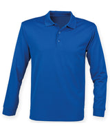 Henbury Long sleeve Coolplus polo shirt HB478