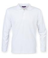 Henbury Long sleeve Coolplus polo shirt HB478