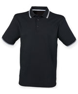 Henbury Double tipped Coolplus polo shirt HB482