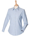 Henbury Women's classic long sleeve Oxford shirt HB511