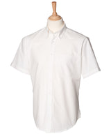 Henbury Short sleeve classic Oxford shirt HB515