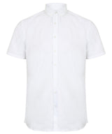 Henbury Modern short sleeve Oxford shirt HB517