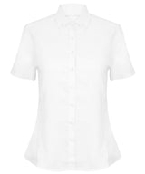 Henbury Women's modern short sleeve Oxford shirt HB518