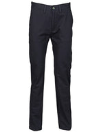 Henbury Women's 65/35 flat fronted chino trousers HB641