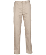 Henbury Women's 65/35 flat fronted chino trousers HB641