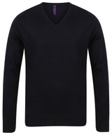 Henbury 12 gauge v-neck jumper HB720