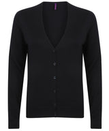 Henbury Women's v-neck cardigan HB726