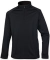 Henbury ¼ zip top with wicking finish HB862