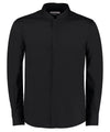 Kustom Kit Mandarin collar shirt long-sleeved (tailored fit) KK161