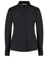 Kustom Kit Women's mandarin collar shirt long-sleeved (tailored fit) KK261