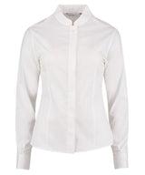 Kustom Kit Women's mandarin collar shirt long-sleeved (tailored fit) KK261