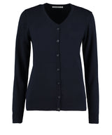Kustom Kit Women's Arundel v-neck cardigan long sleeve (classic fit) KK354