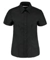 Kustom Kit Women's workplace Oxford blouse short-sleeved (tailored fit) KK360