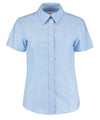 Kustom Kit Women's workplace Oxford blouse short-sleeved (tailored fit) KK360
