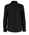 Kustom Kit Women's workplace Oxford blouse long-sleeved (tailored fit) KK361