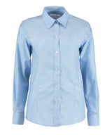 Kustom Kit Women's workplace Oxford blouse long-sleeved (tailored fit) KK361