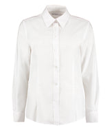 Kustom Kit Women's workplace Oxford blouse long-sleeved (tailored fit) KK361
