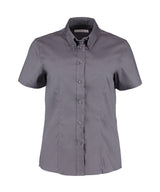 Kustom Kit Women's corporate Oxford blouse short-sleeved (tailored fit) KK701