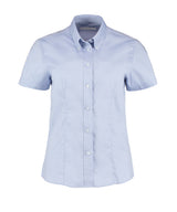 Kustom Kit Women's corporate Oxford blouse short-sleeved (tailored fit) KK701